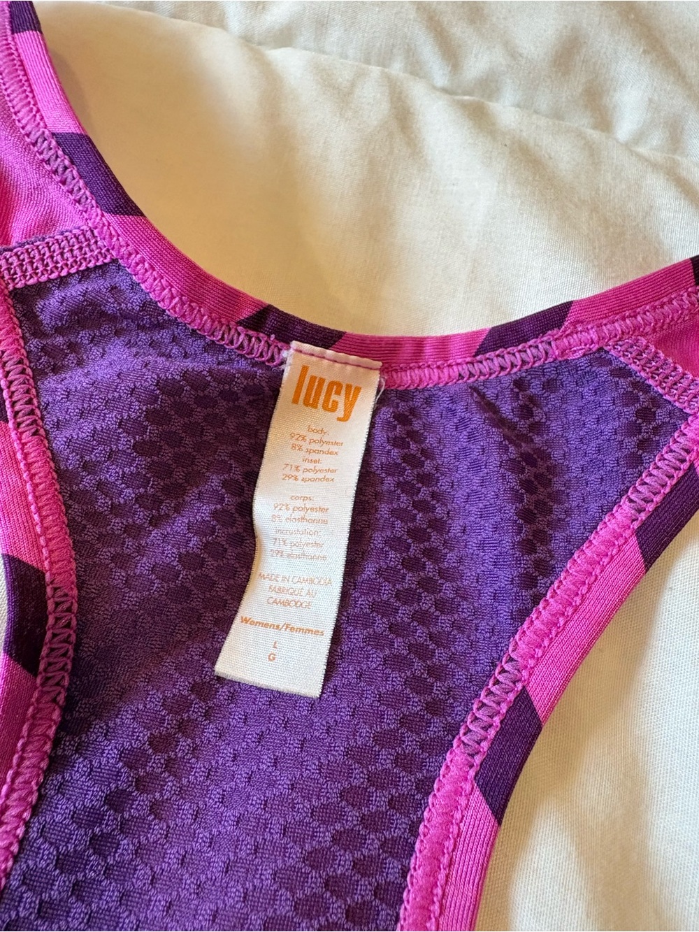 Lucy Racerback Athletic Tank - Picture 2 of 5